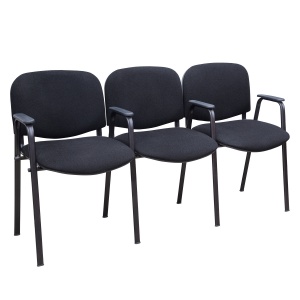 Furniture for theaters and waiting rooms IZO-bench (3-seater)