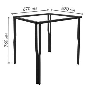 Frames The frame of the table Y-shaped feet (800х800)