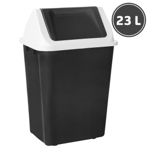 Trash bins and urns Garbage bin cap, black (23 l.)