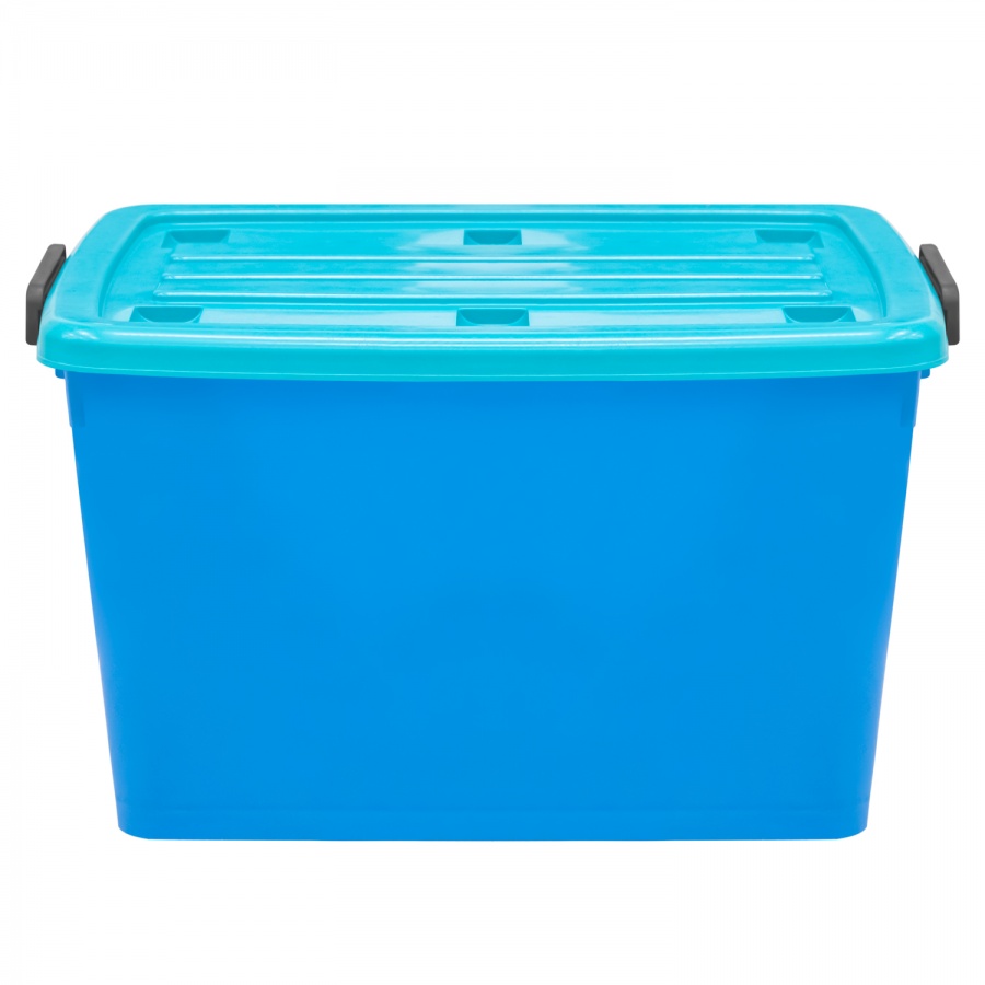 Container with a lid on wheels(82 l.)