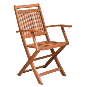 Столы, стулья и скамьи Кресло складное деревянное (Вьетнам)