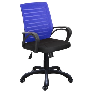 Сетчатые кресла. Ортопедические компьютерные кресла МИ-6 (синий)