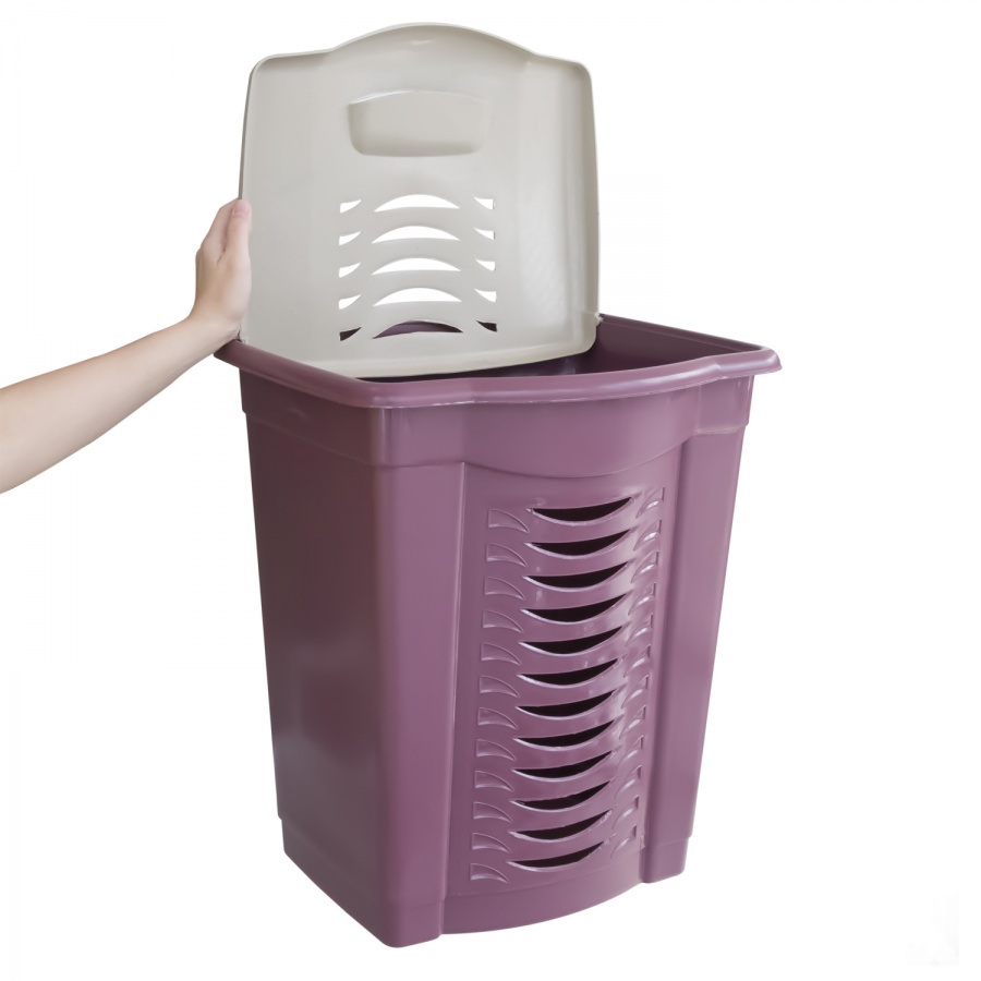  Laundry basket with a lid (color) Magnum